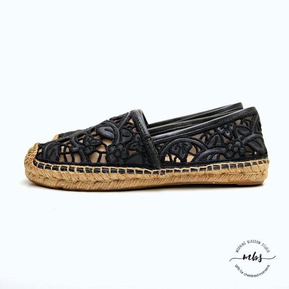 Tory Burch Lucia Lace Espadrille Flats - Picture 5 of 14